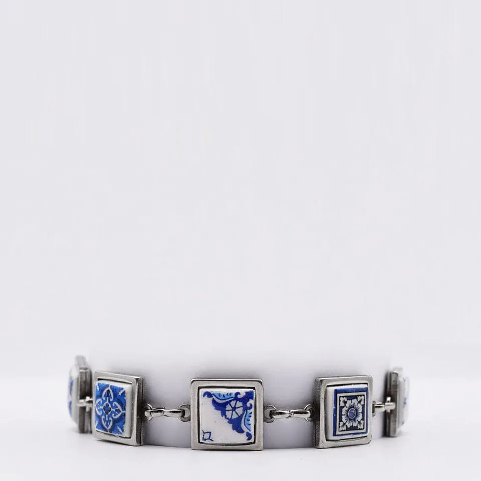 luisa-paix-o-bracelet-azulejos-bijou-c-ramique-bleu image 1