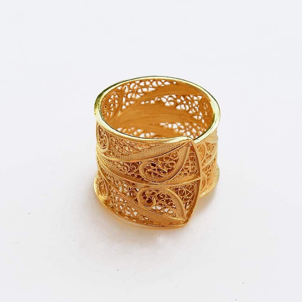 luisa-paix-o-bague-large-filigrane-argent-925-finition-or image 5