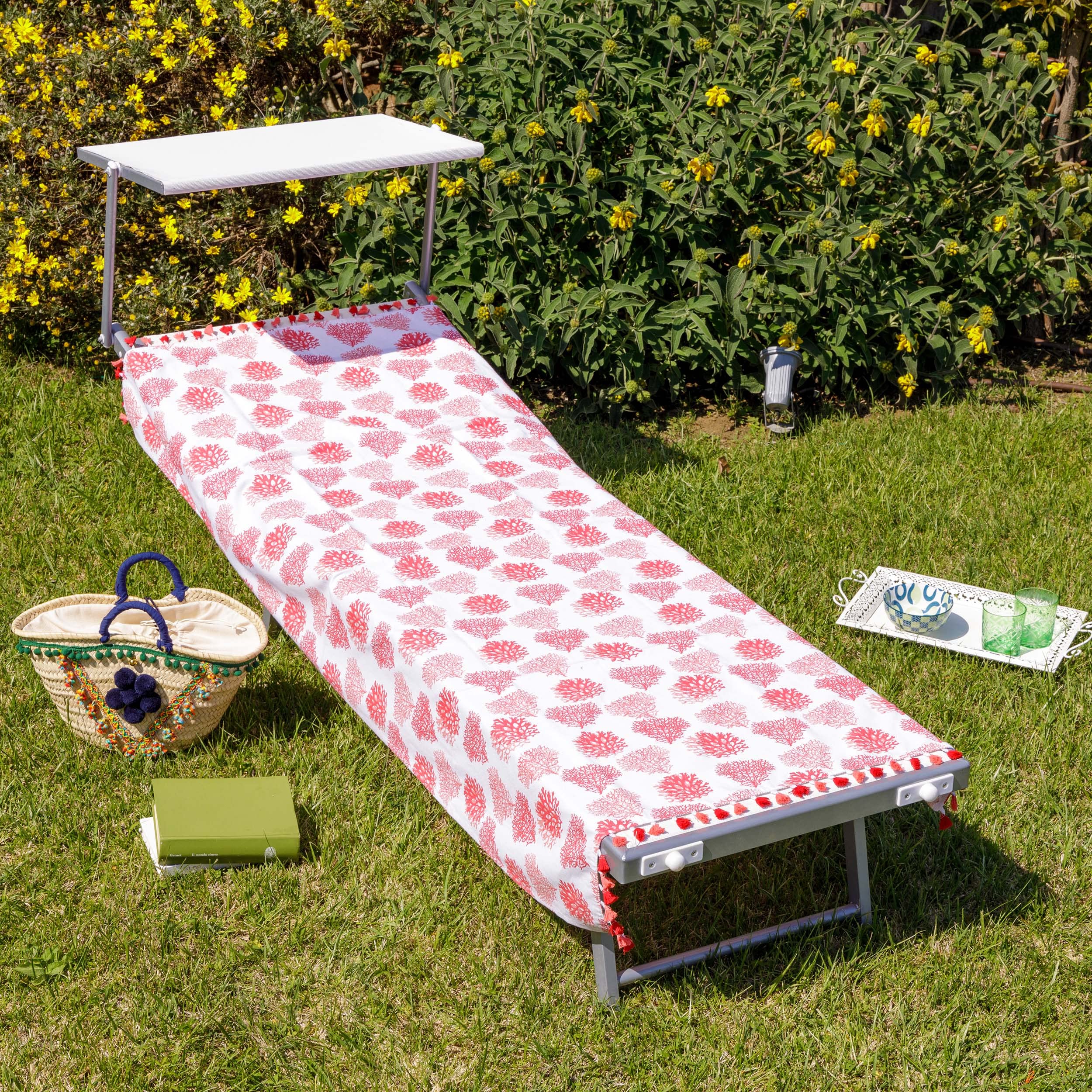 baroni-home-outdoor-serviette-plage-poissons-rouges-90x170cm image 3