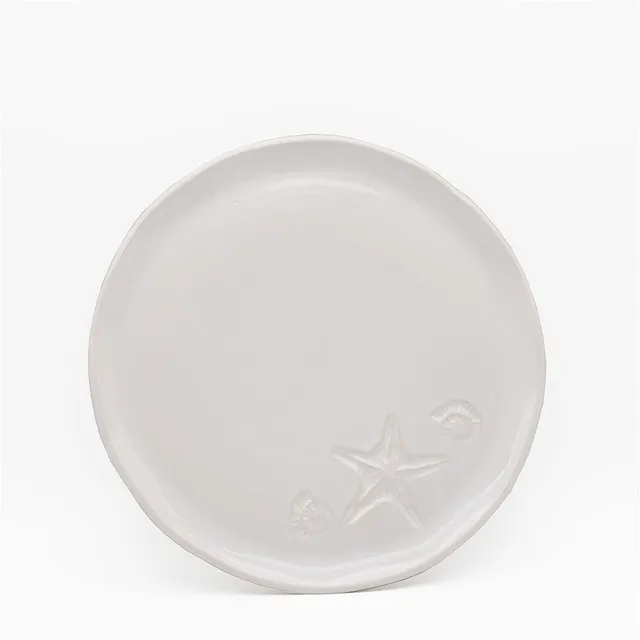 luisa-paix-o-estrela-do-mar-assiette-blanche-27-cm image 1
