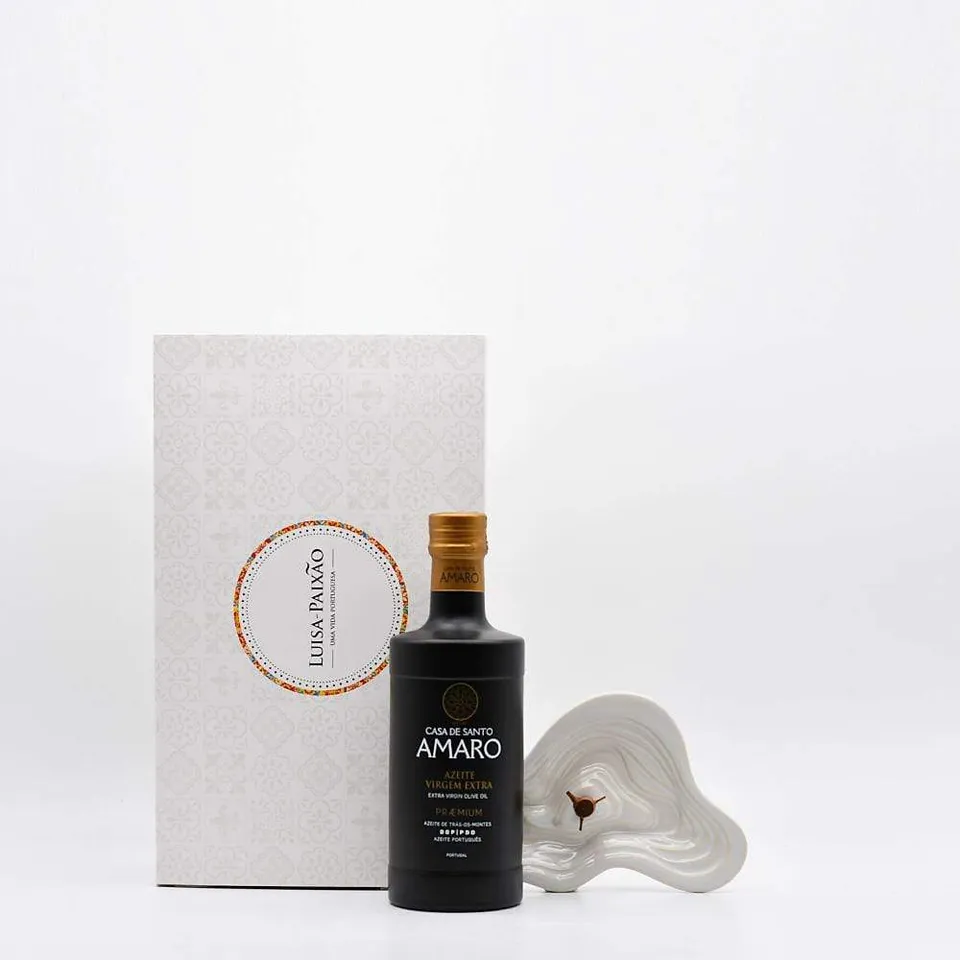 luisa-paix-o-azeite-premium-coffret-huile-olive-assiette-c-ramique image 1