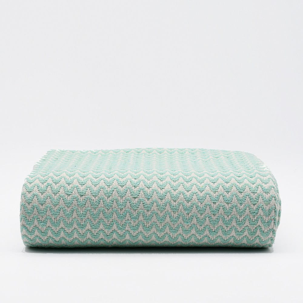 luisa-paix-o-ondas-plaid-coton-vert-p-le-180x130-cm image 1