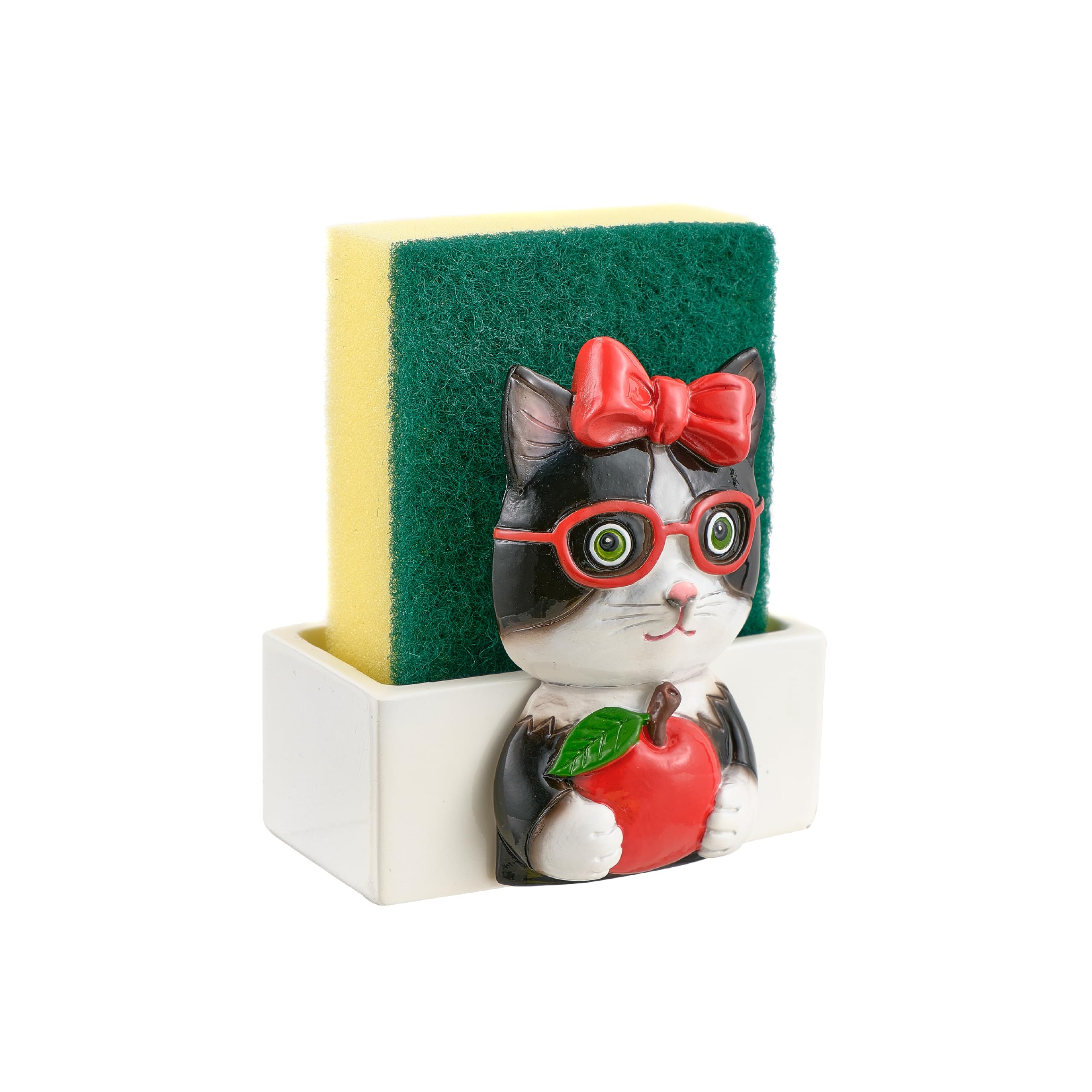 baroni-home-cucina-porte-ponge-cuisine-musin-chien-noir-10x6x10-cm image 7