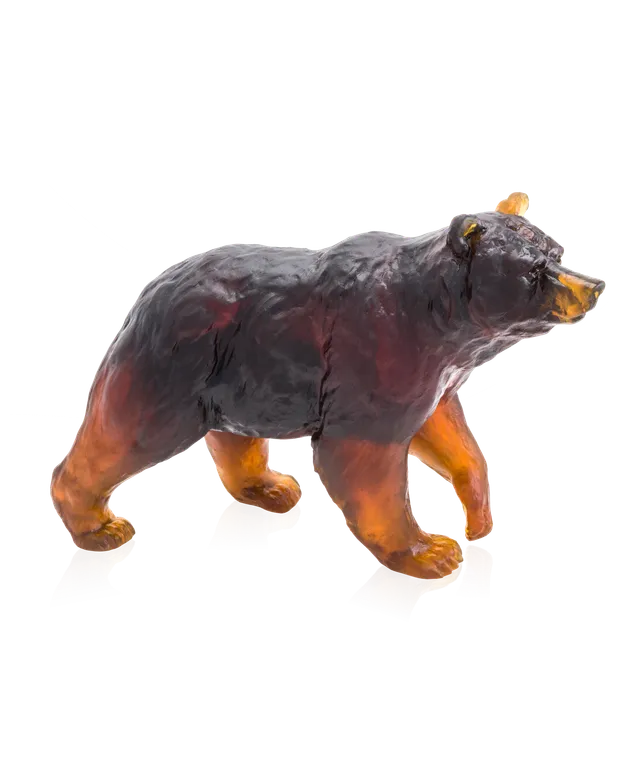 daum-univers-animalier-ours-brun-sculpture-cristal-500ex image 1