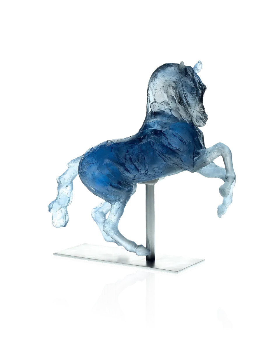 daum-art-cristal-alexandre-sculpture-cheval-375-ex-sauvat image 1