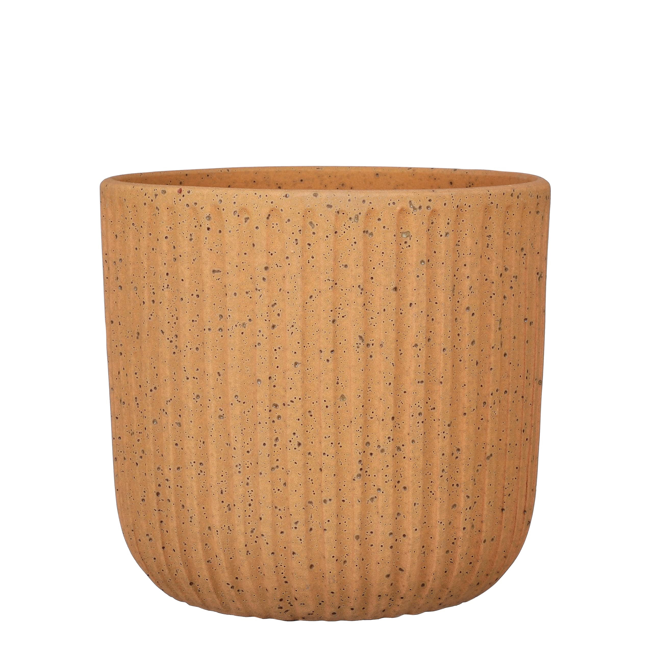 mica-decorations-dante-pot-rond-marron-h24-x-27-cm image 1