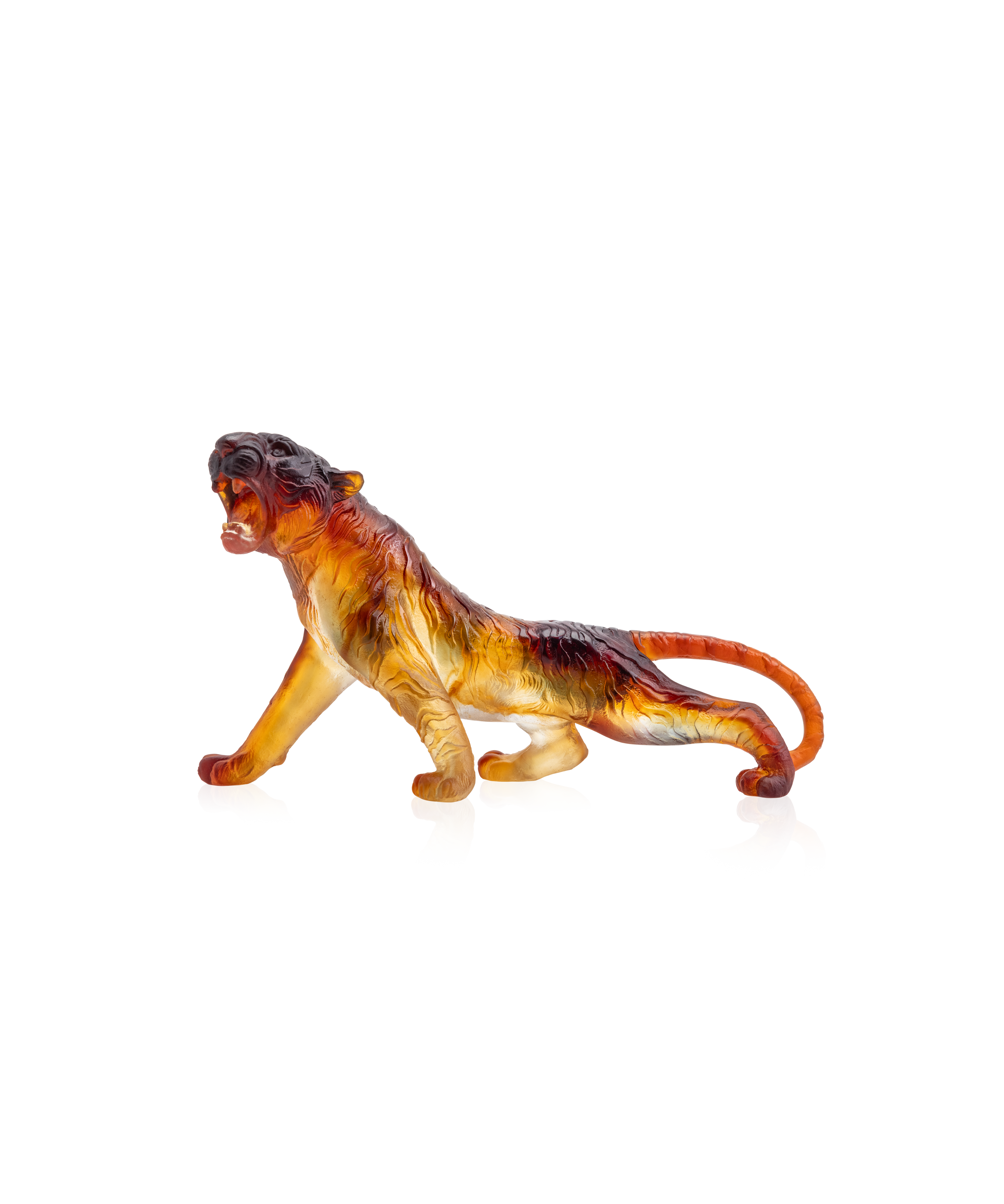daum-univers-animalier-tigre-du-bengale-sculpture-ambre image 1