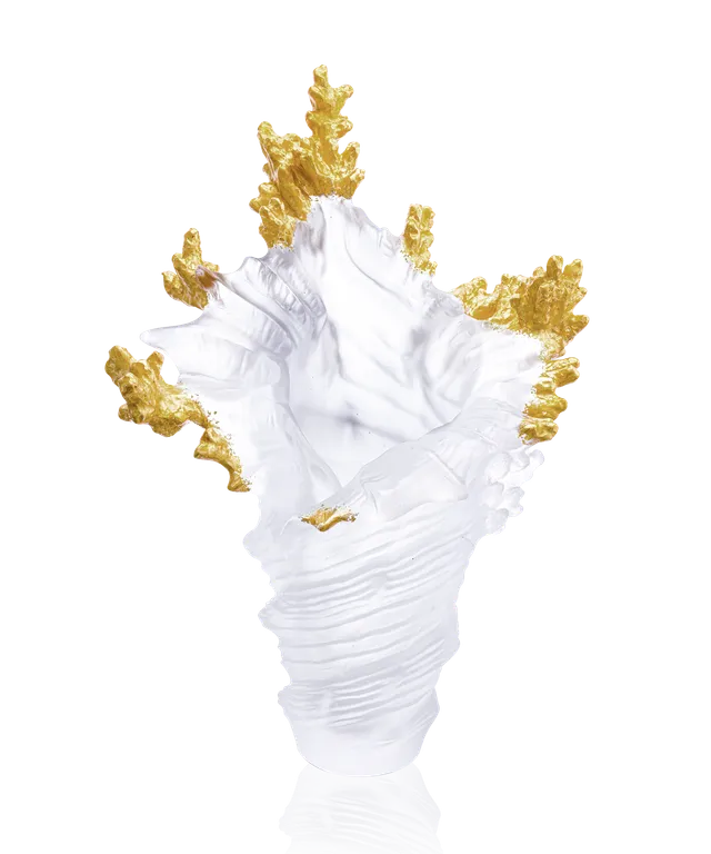 daum-mer-de-corail-vase-grand-mod-le-blanc-cristal image 1