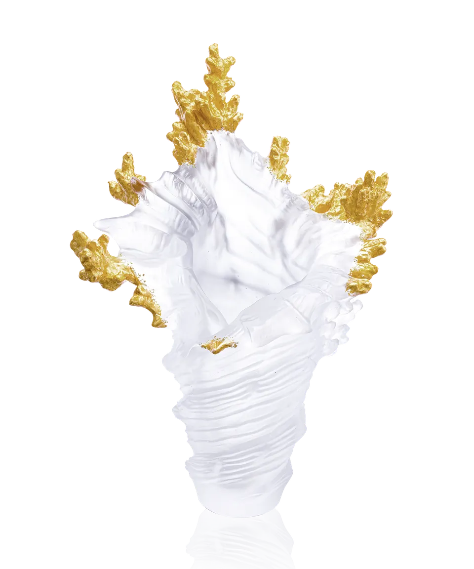 daum-mer-de-corail-vase-grand-mod-le-blanc-cristal image 1
