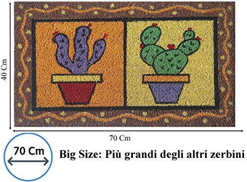 baroni-home-tapis-paillasson-coco-cactus-couleurs-vives-70x40 image 6