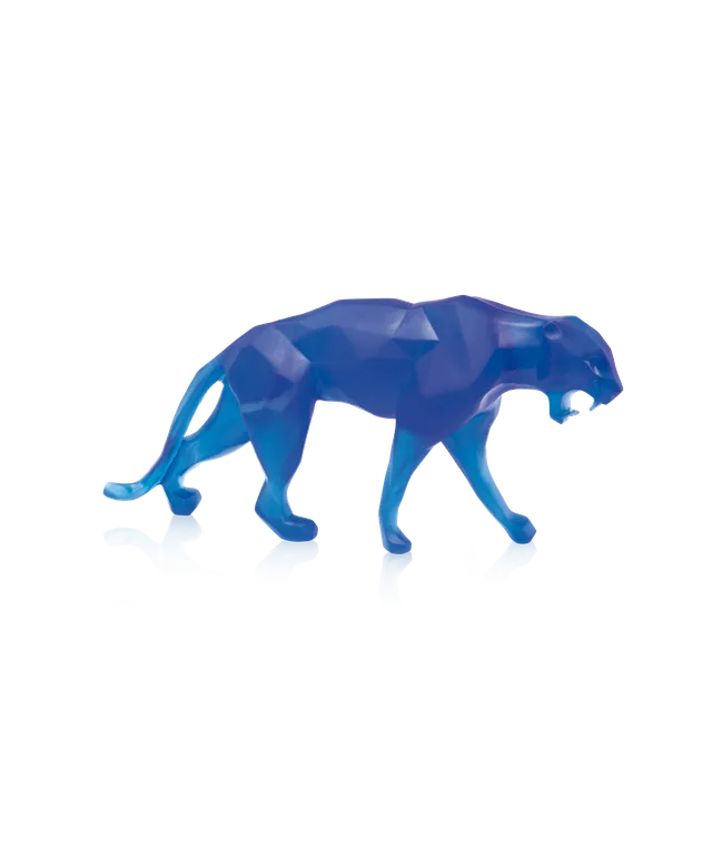 daum-wild-panther-sculpture-panth-re-bleue-petit-mod-le image 1