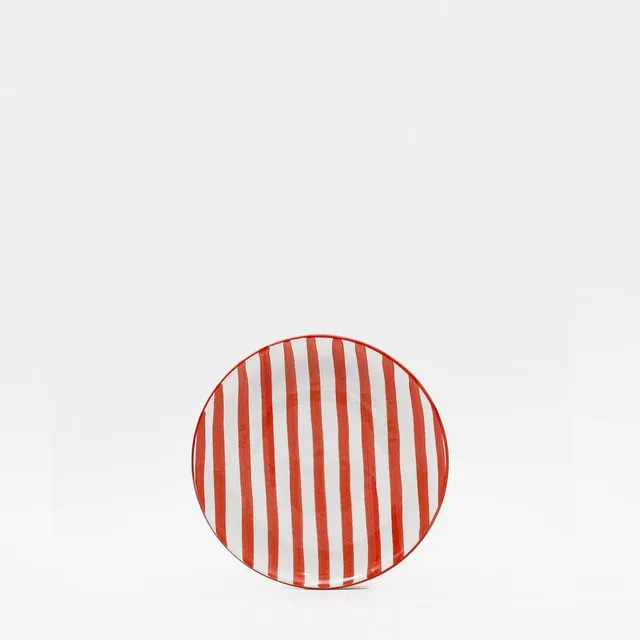 luisa-paix-o-costa-nova-mar-assiette-ray-e-rouge-15cm image 1