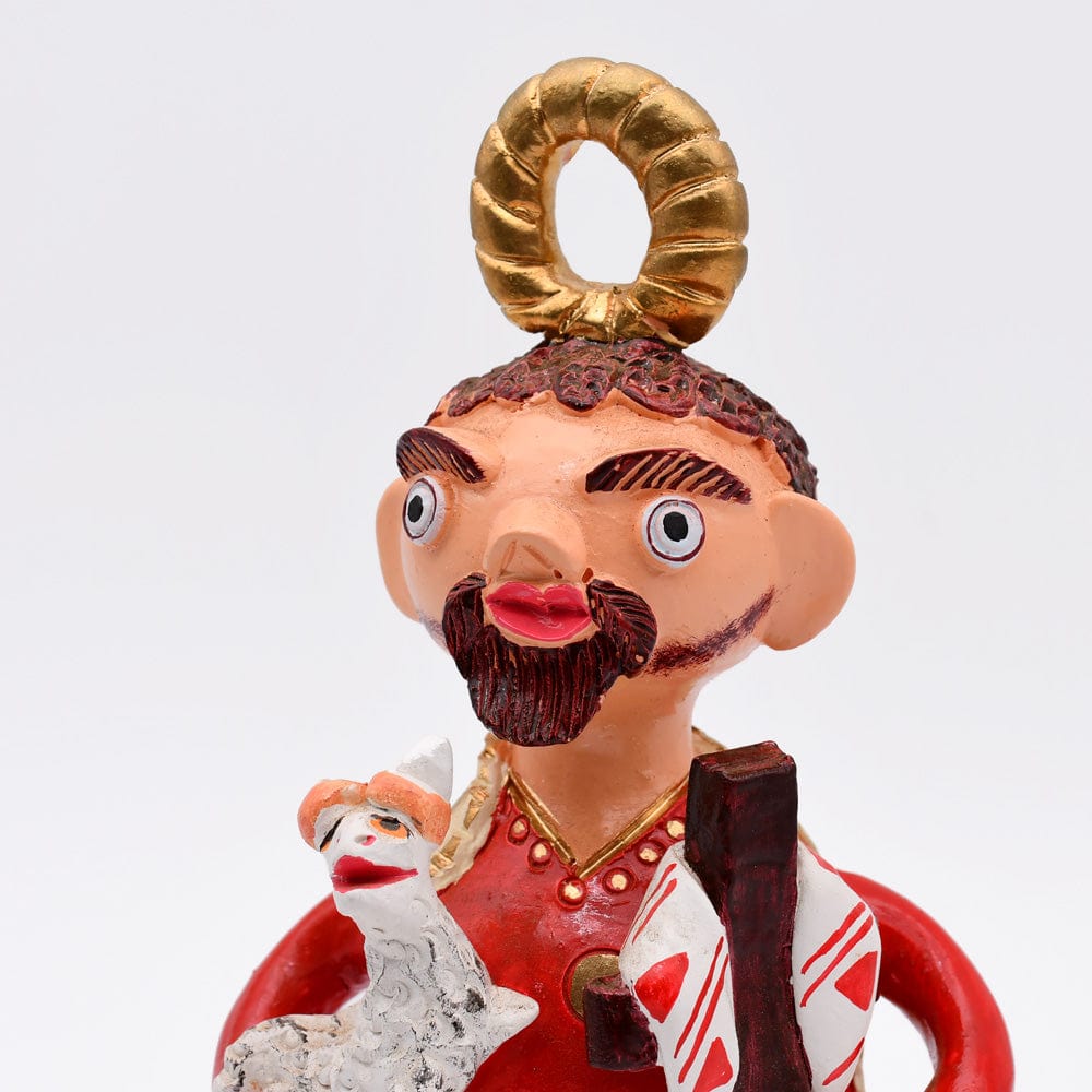 luisa-paix-o-s-o-jo-o-20cm-statuette-argile-sign-e image 8
