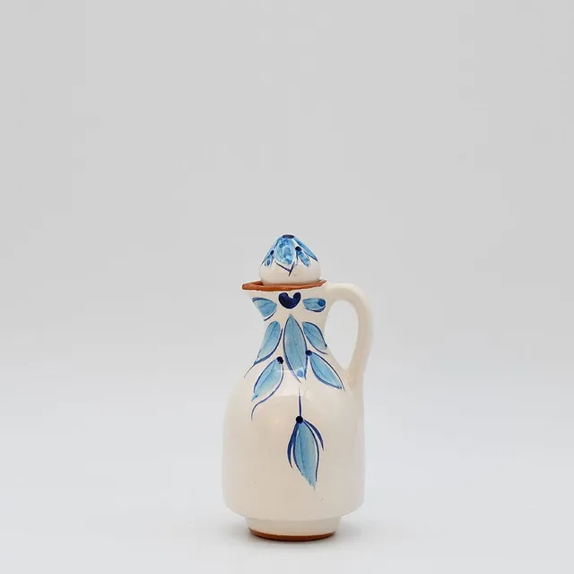luisa-paix-o-vaisselle-portugaise-carafe-huile-terre-cuite-turquoise-250ml image 1