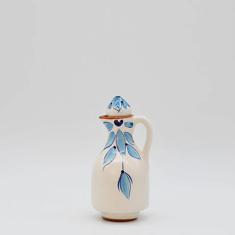 luisa-paix-o-vaisselle-portugaise-carafe-huile-terre-cuite-turquoise-250ml image 1