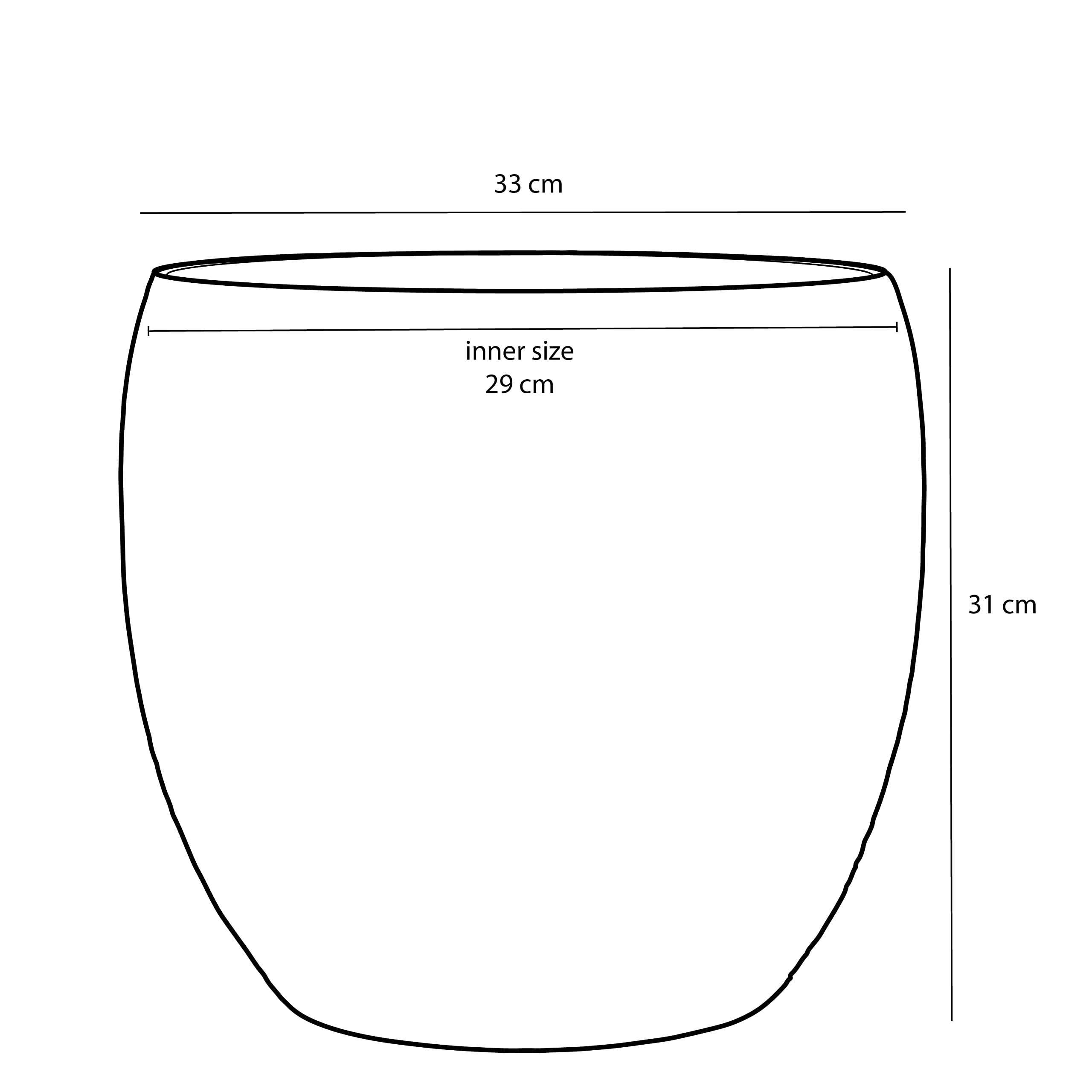 mica-decorations-lester-cache-pot-vert-h-31-cm image 3