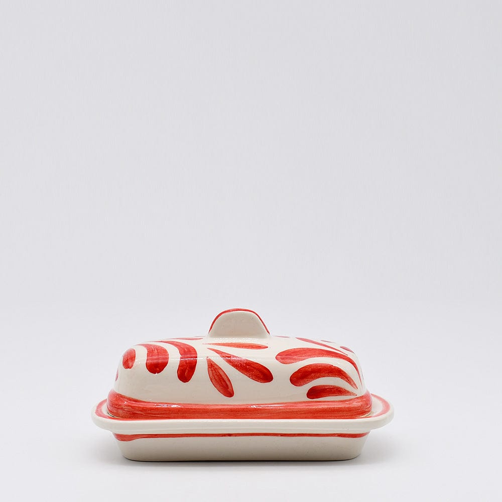 luisa-paix-o-vaisselle-portugaise-beurrier-andorinha-rouge-17-cm image 1