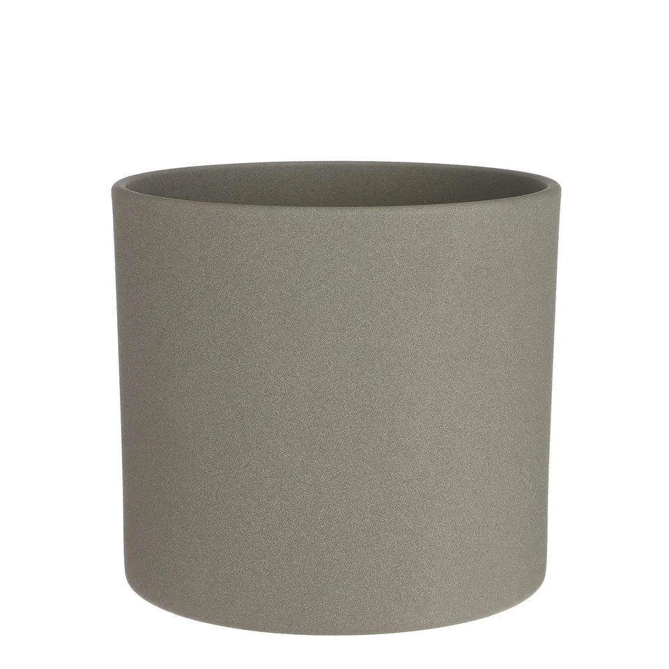 mica-decorations-era-pot-round-l-vert-sable-pot-fleurs-h26xd28cm image 1