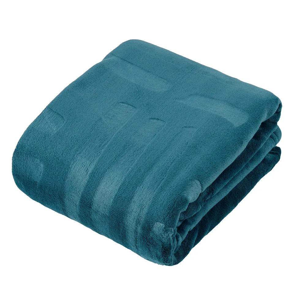 baroni-home-tessile-casa-plaid-polaire-p-trole-130x160-cm-microfibre image 1