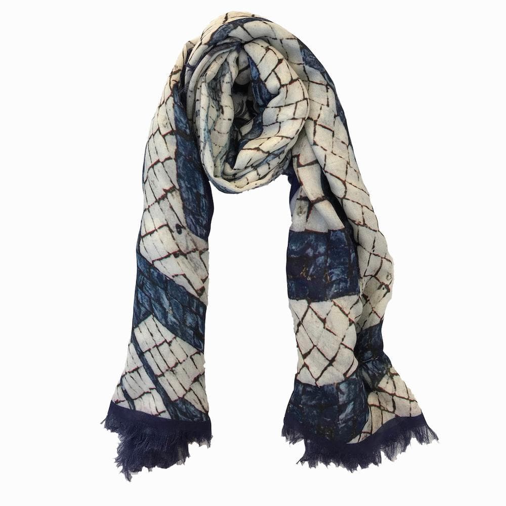 luisa-paix-o-cal-ada-portuguesa-foulard-bleu-100x138-cm image 1