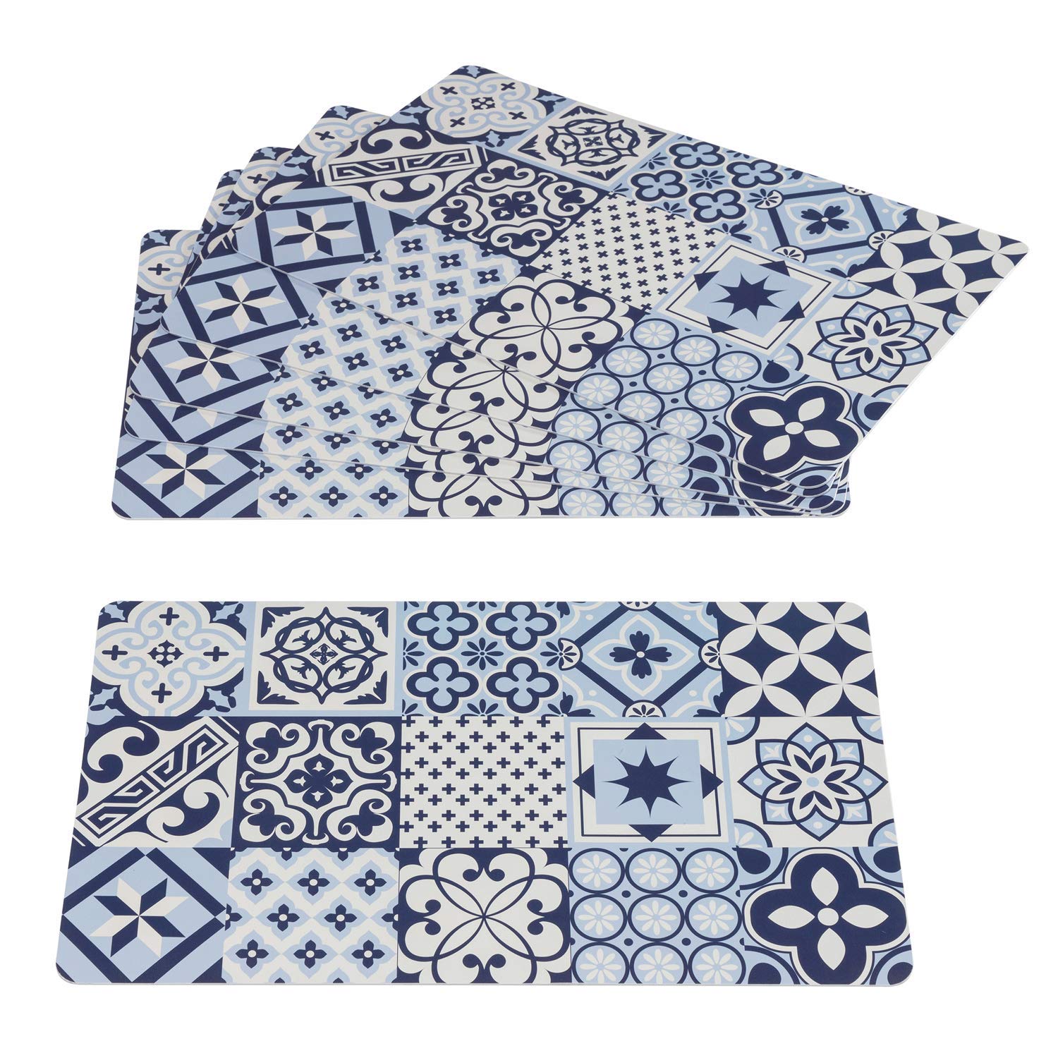 baroni-home-cucina-lot-6-sets-de-table-pvc-connu-44x28cm image 7