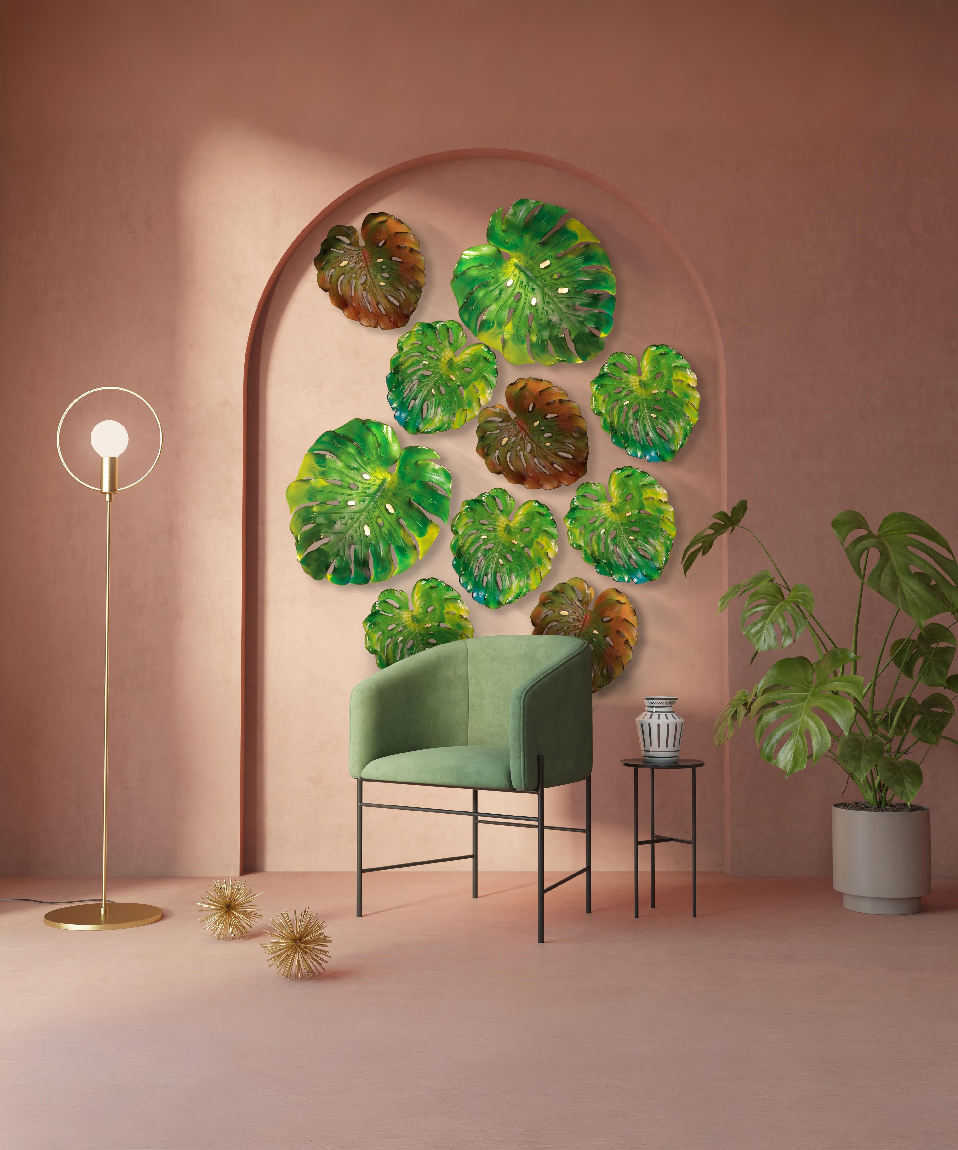 daum-monstera-feuille-murale-verte-emilio-robba image 4
