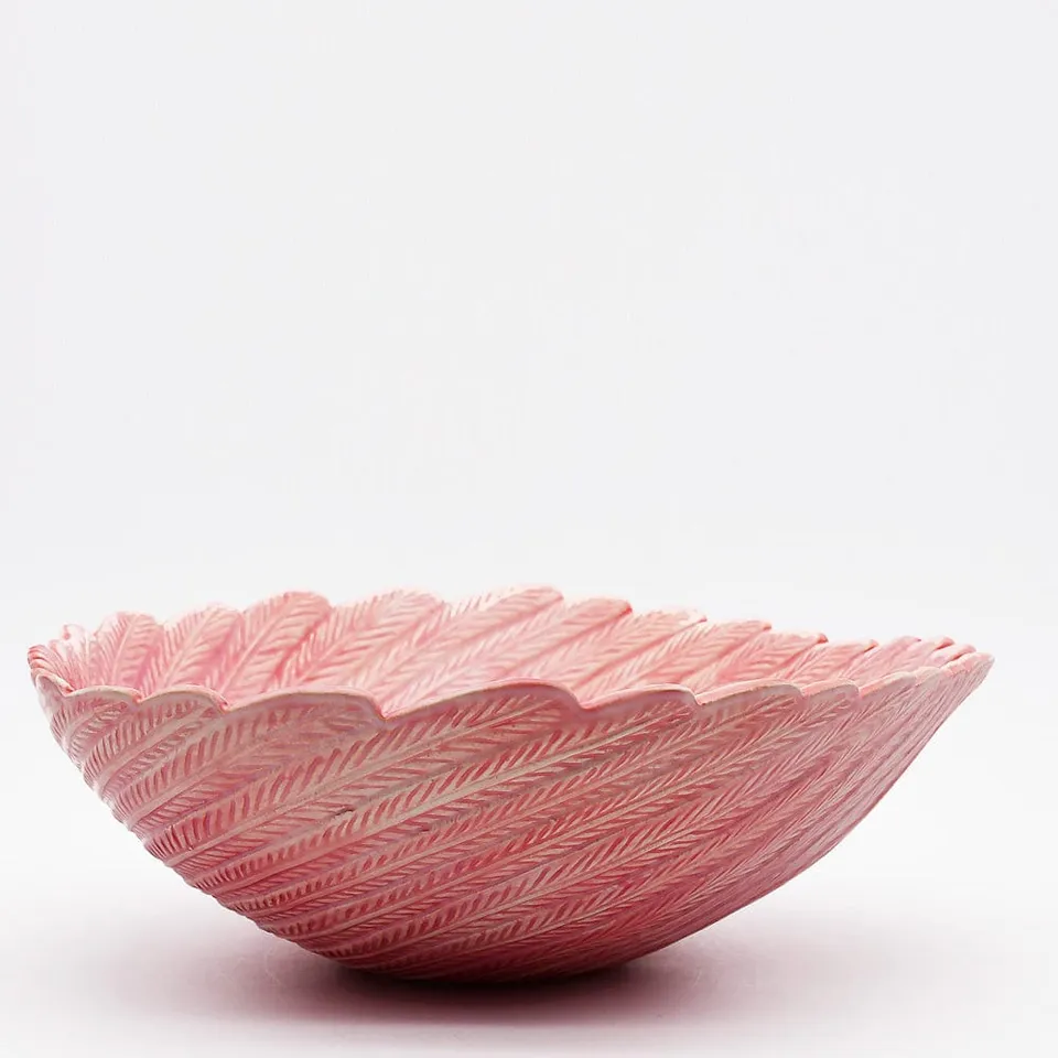 luisa-paix-o-flamingo-rosa-coupe-c-ramique-mate-32-cm image 1