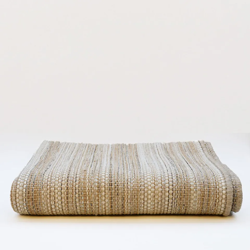 luisa-paix-o-tapis-beige-fibres-m-lang-es-100x60cm-lavable image 1