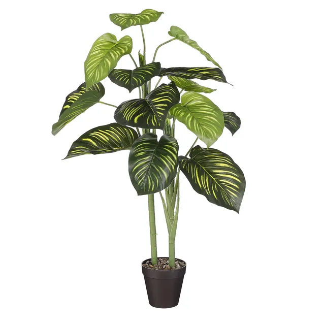 mica-decorations-caladium-plante-artificielle-verte-h100-cm image 1