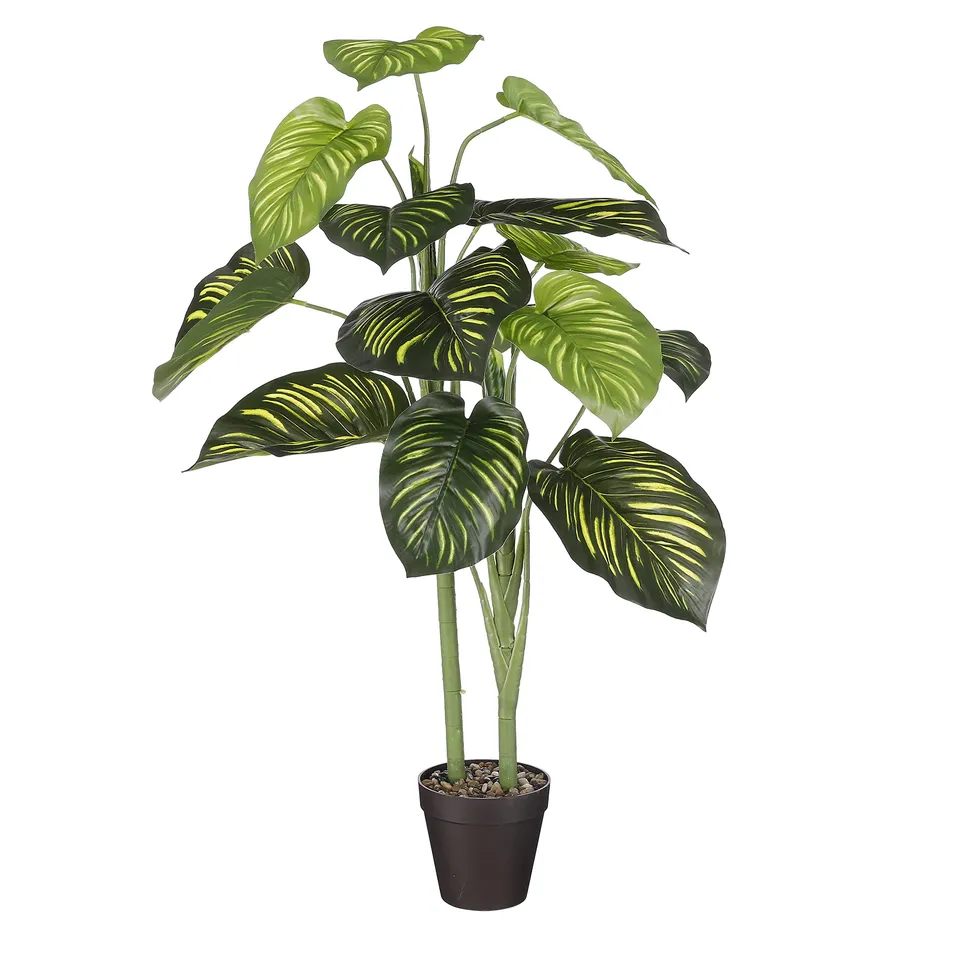mica-decorations-caladium-plante-artificielle-verte-h100-cm image 1
