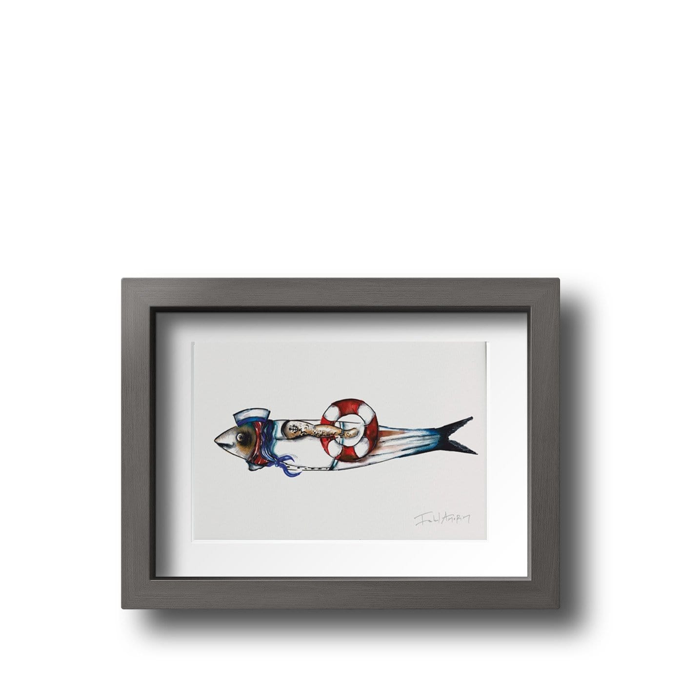 luisa-paix-o-sardinha-isabel-amorim-gravure-sardine-21x30cm-sign-e-2 image 1