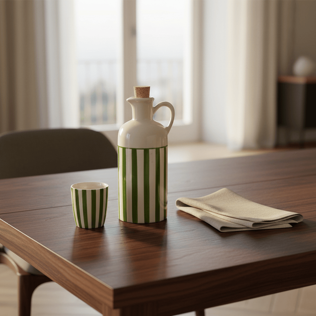 luisa-paix-o-carafe-costa-nova-mar-huilier-vert-18-cm image 2