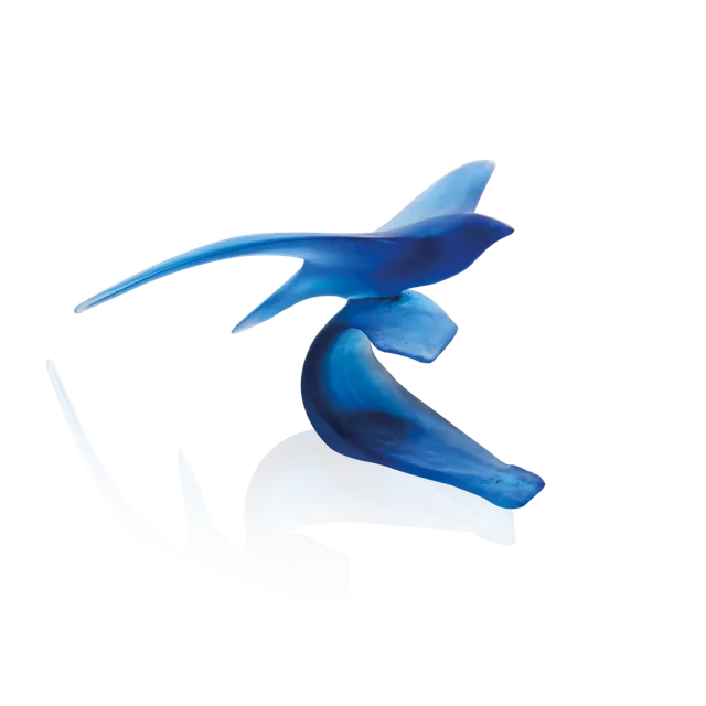 daum-oiseau-marin-sculpture-bleue-xavier-carnoy image 1