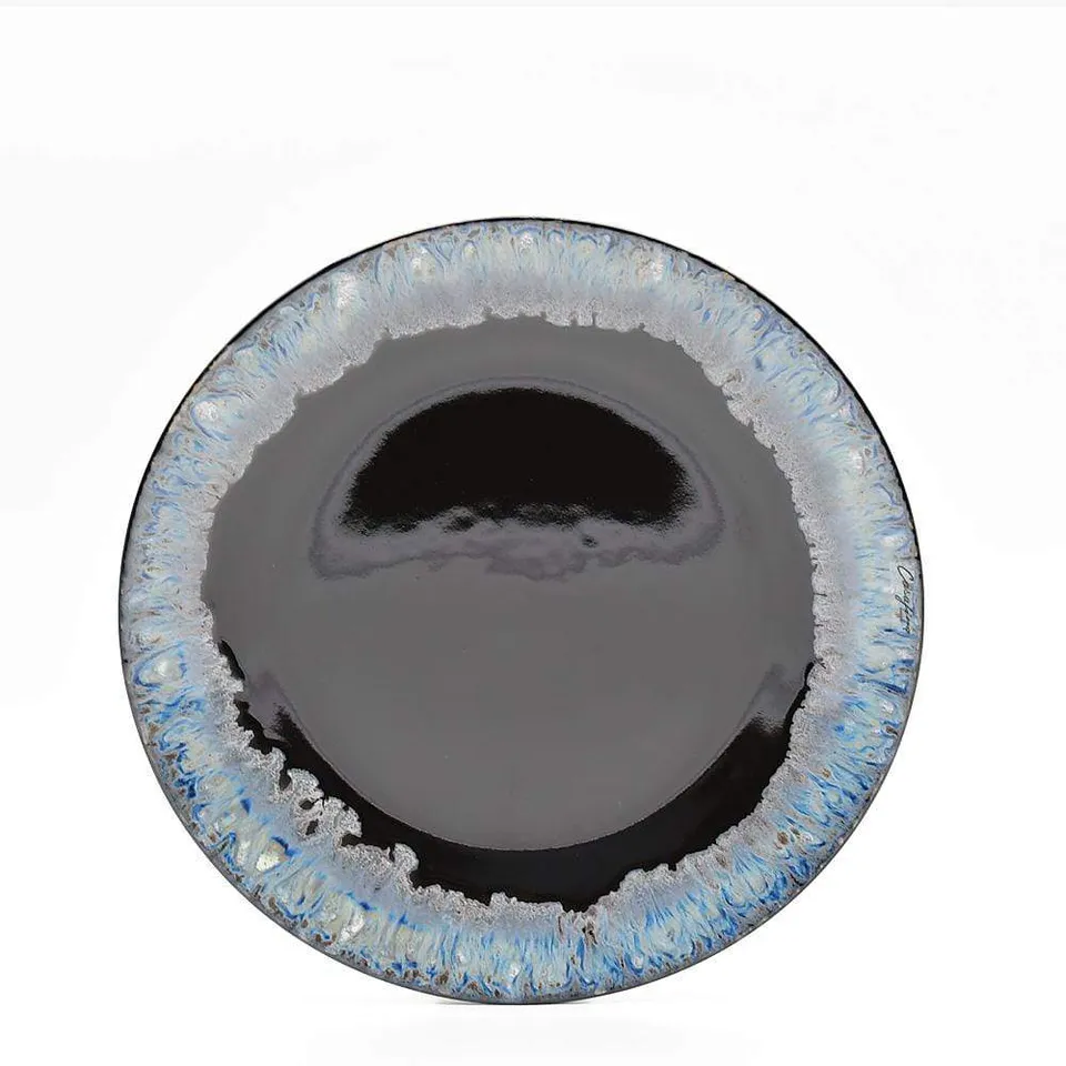 luisa-paix-o-taormina-assiette-gr-s-noir-27-cm image 1