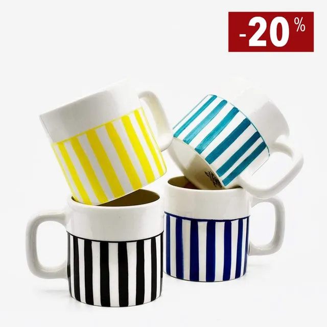 luisa-paix-o-costa-nova-mar-mug-c-ramique-bleu-fait-main image 1