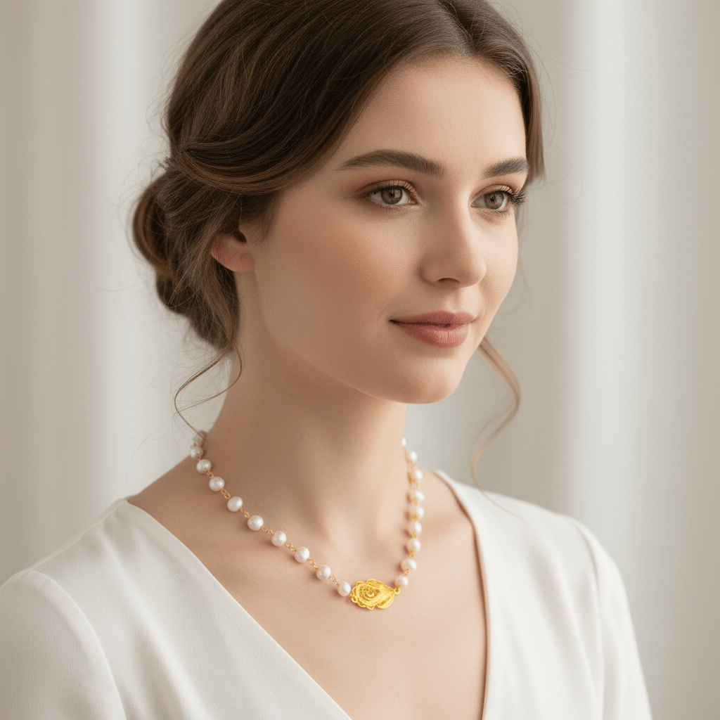 luisa-paix-o-cora-o-de-viana-collier-perles-filigrane-dor-44-cm image 2