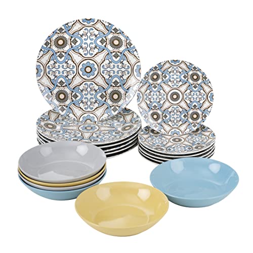 baroni-home-cucina-service-assiettes-18-pi-ces-color-6-personnes image 2