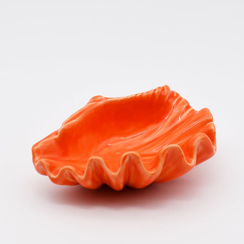 luisa-paix-o-vaisselle-portugaise-plat-coquille-st-jacques-orange-14-cm-2 image 2