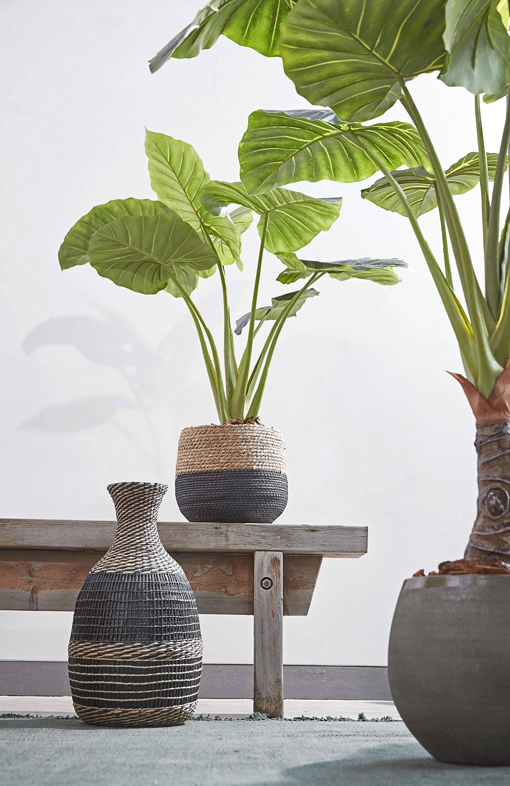 mica-decorations-taro-plante-artificielle-130-cm-vert image 4