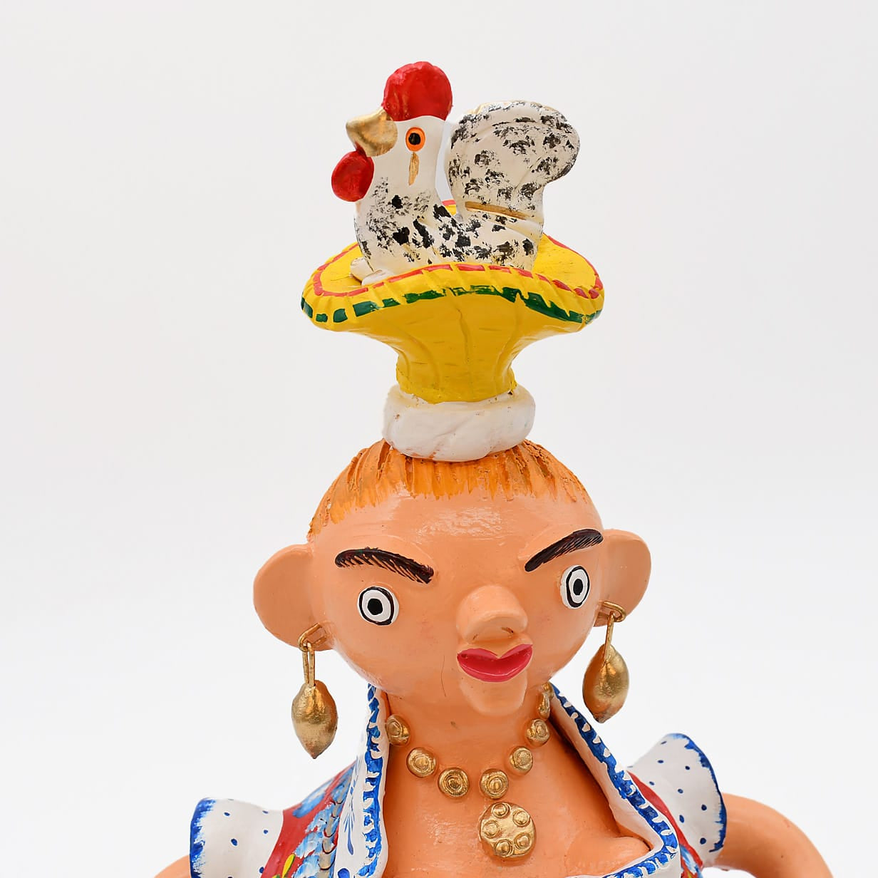 luisa-paix-o-boneca-barriguda-25-cm-figurine-c-ramique-pi-ce-unique image 4