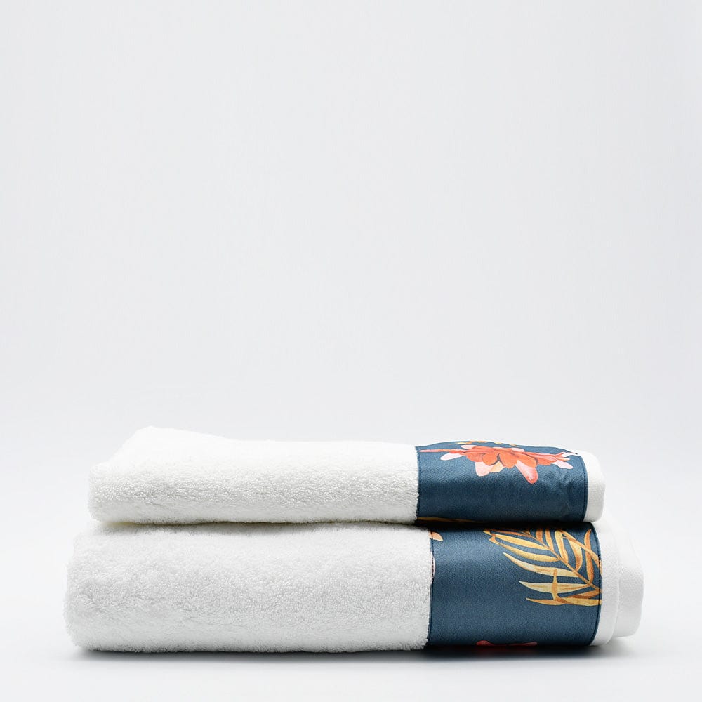 luisa-paix-o-rivina-parure-de-bain-coton-blanc-bleu-3-pi-ces image 1