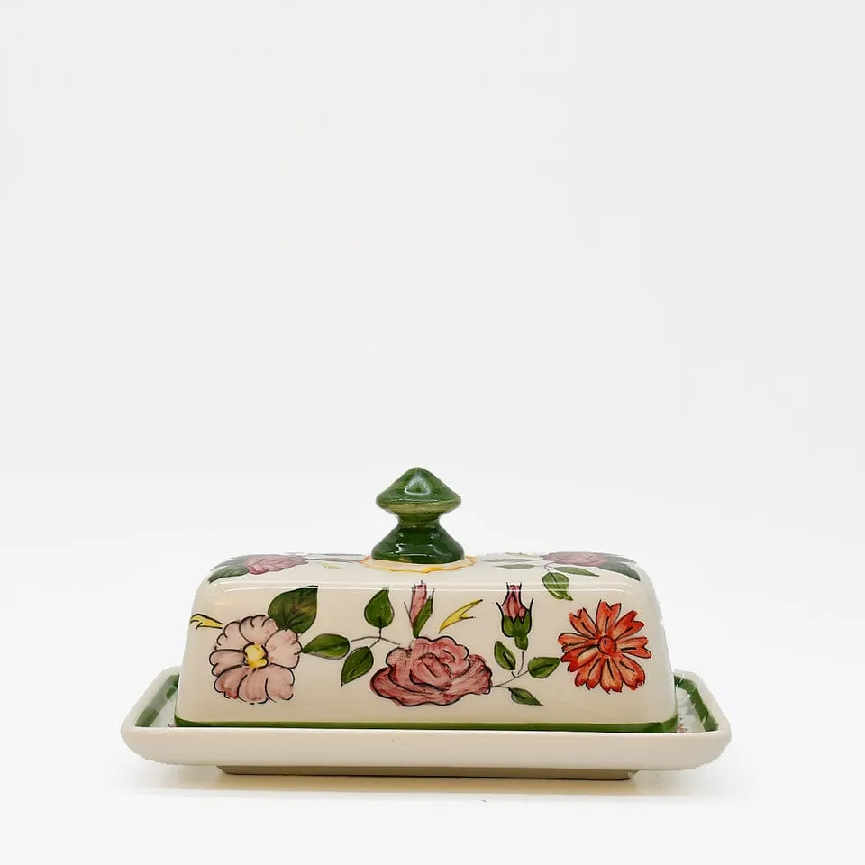 luisa-paix-o-viana-beurrier-c-ramique-floral-avec-couvercle image 1