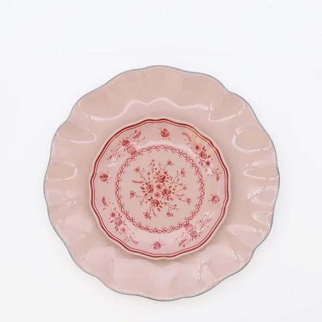 luisa-paix-o-rosa-vila-duo-assiettes-gr-s-rose-17-cm image 1