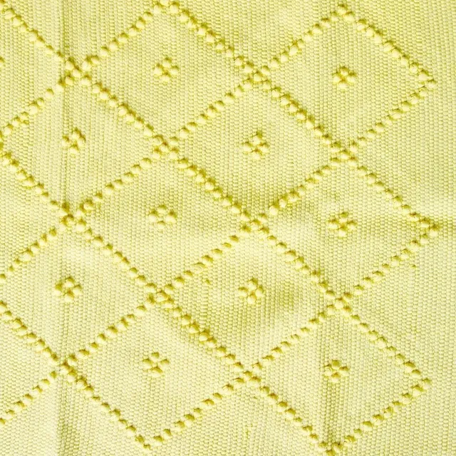 luisa-paix-o-linge-maison-tapis-coton-100x50cm-jaune image 1