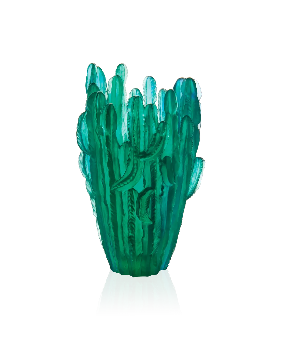 daum-univers-v-g-tal-jardin-de-cactus-vase-vert-grand-mod-le image 1