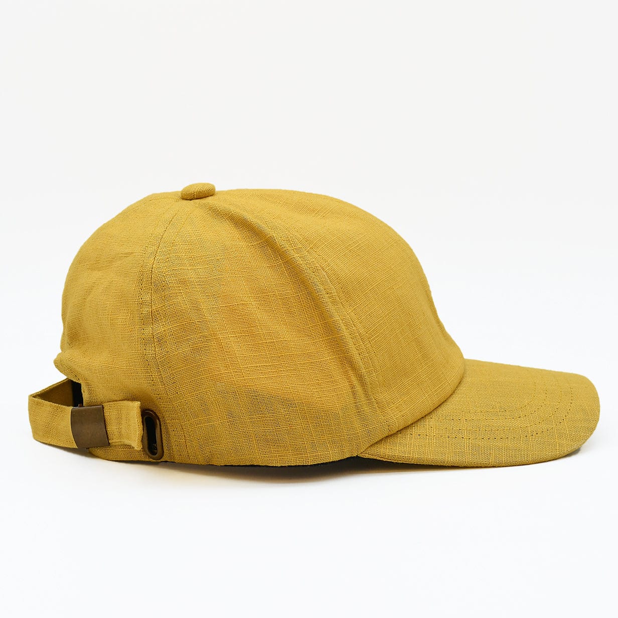 luisa-paix-o-accessoires-casquette-en-lin-ochre-55-61-cm image 5