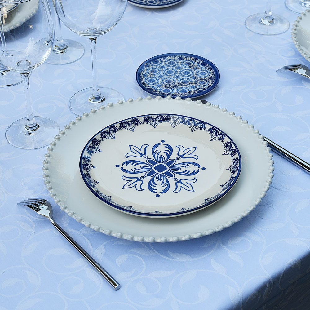 luisa-paix-o-floral-assiette-c-ramique-bleu-20cm image 3