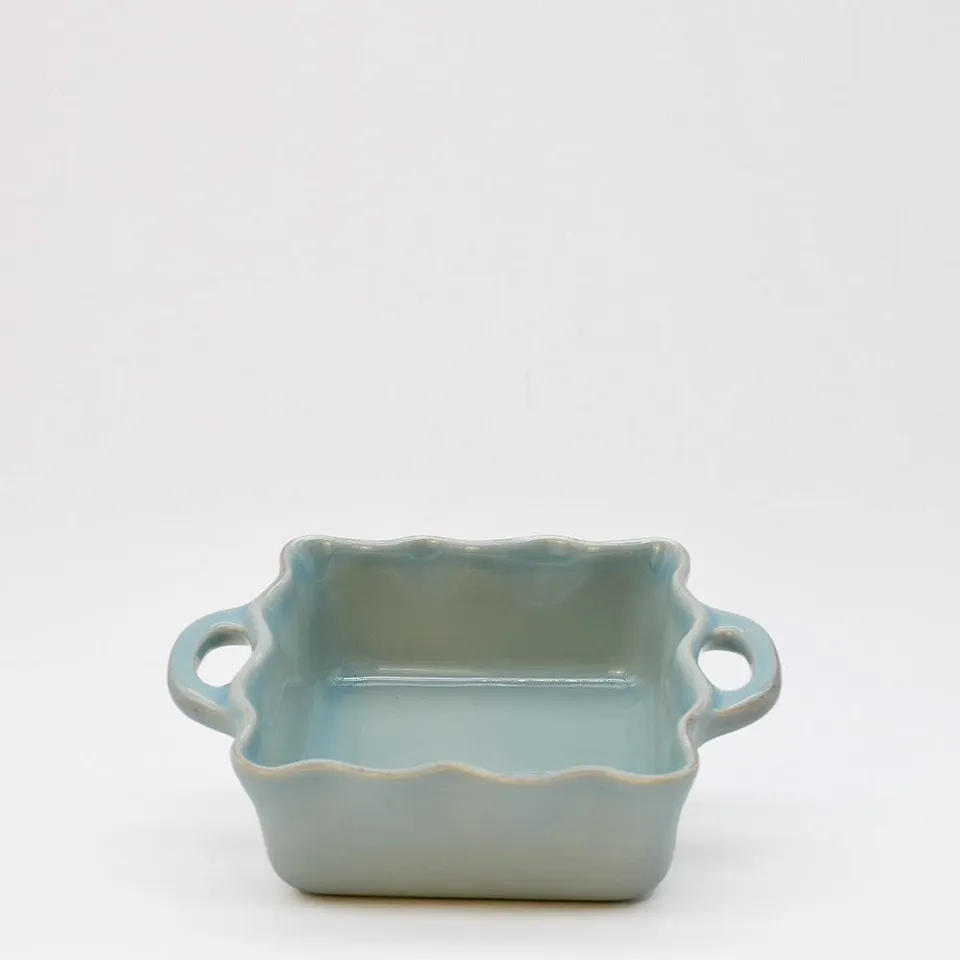 luisa-paix-o-plat-four-carr-gr-s-vert-24cm-solide image 1