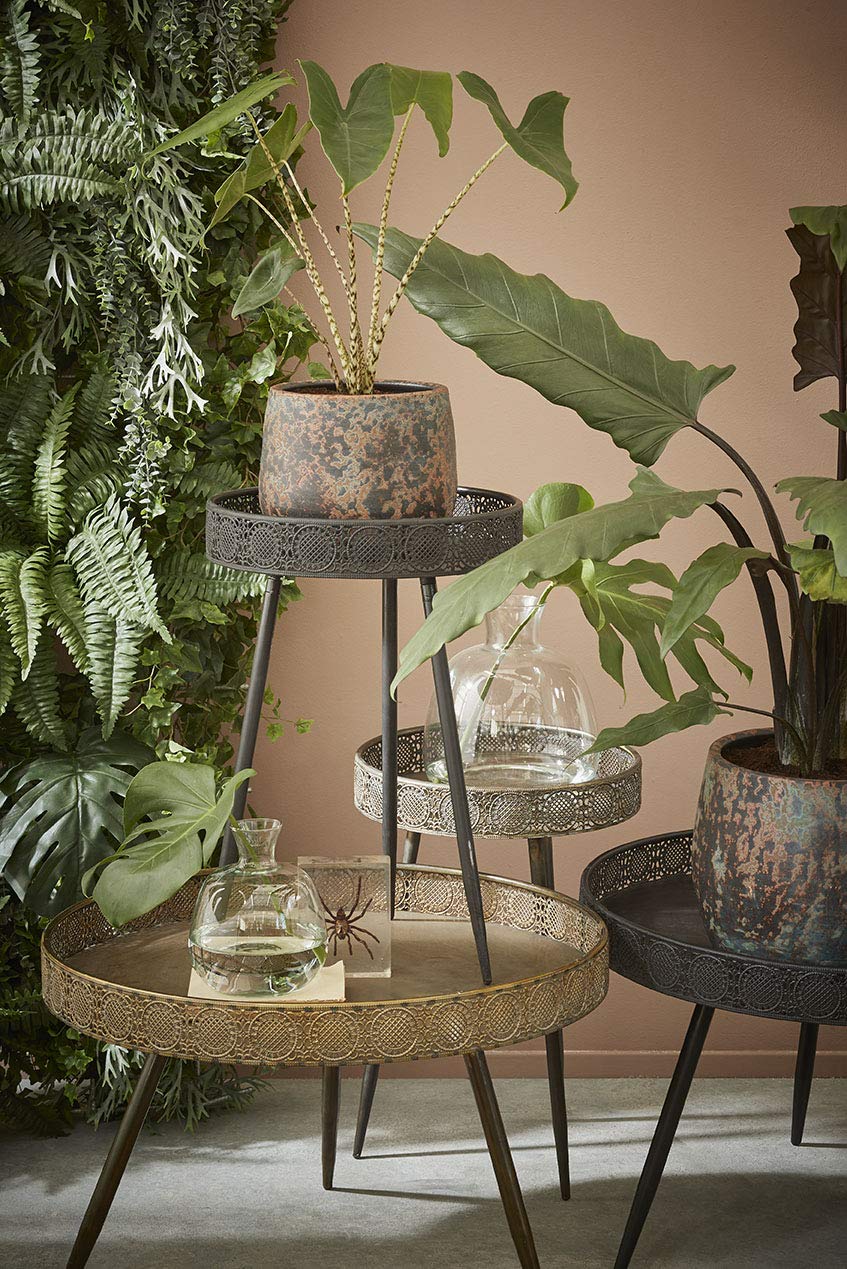 mica-lagune-table-d-appoint-fer-noir-70-cm image 7