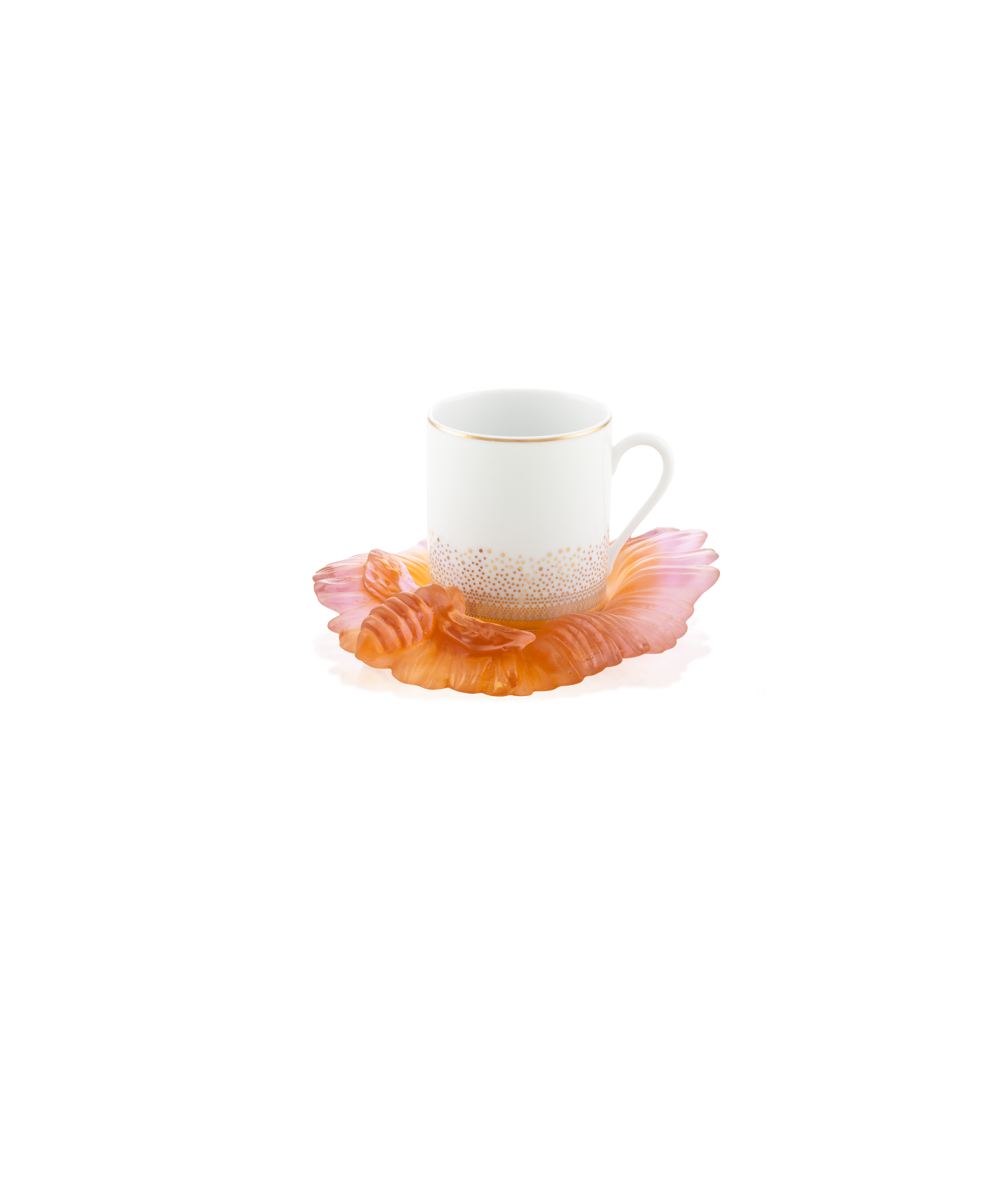 daum-or-d-abeille-coffret-2-tasses-caf-cristal-dor image 1